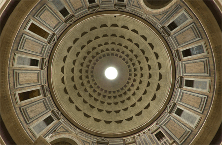Pantheon; Interior view #1 | 118-126 CE | QTVR Panoramas of World Architecture (Columbia University) | Visual Media Center; learn.columbia.edu