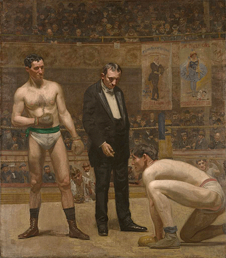 Thomas Eakins | Taking the Count | 1898 | Image © Yale University Art Gallery