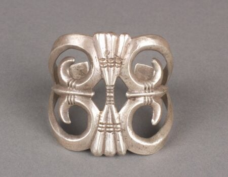 Unknown Navajo artist. Bracelet. Silver. c. 1940.