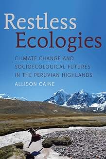 Book cover featuring a high-altitude Andean landscape with snow-capped mountains under a bright blue sky. A woman stands near a small stream in the foreground.